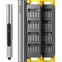 HOTO SNAPBLOQ™ S-A01 Master Precision Screwdriver Set, 56PCS 3.7V Mini Electric Screwdriver, 3 Torque Settings, Max 250RPM, B