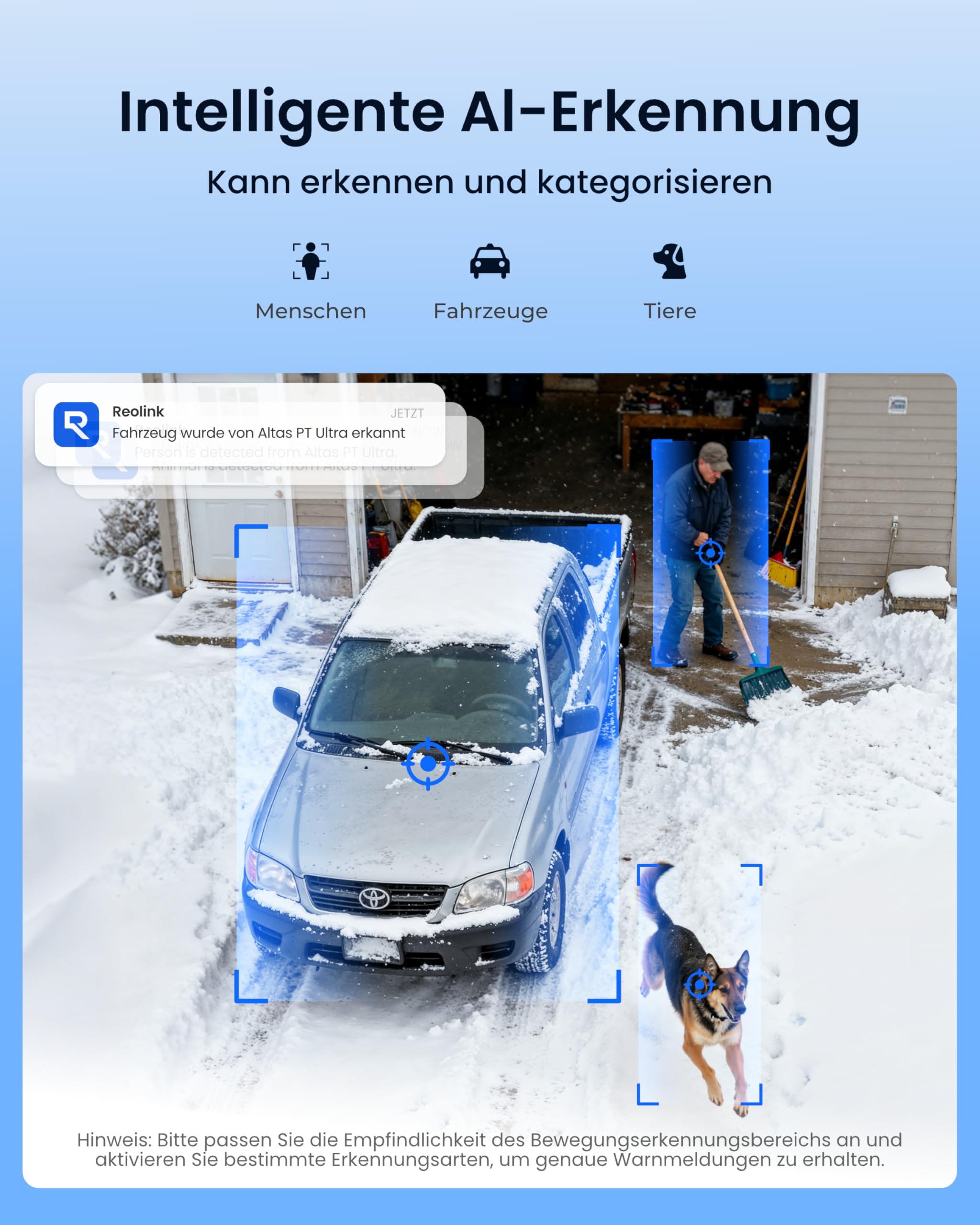 Reolink Altas PT Ultra, Erste 4K Solar Überwachungskamera Aussen Akku mit Daueraufzeichnung, Auto-Tracking, 10s Voraufzeichnung, ColorX-Nachtsicht, 8MP PT WLAN Kamera Outdoor, Wi-Fi 6, mit Solarpanel 7