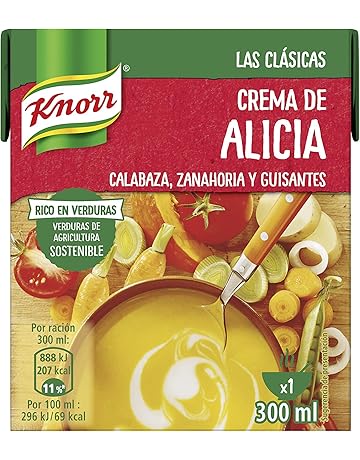 Knorr Las Clásicas Crema de Alicia - Paquete de 12 x 300 ml - Total: