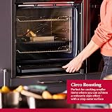 Neff N50 Slide&Hide Single Oven A+ Black with Steel Trim view 8
