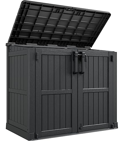 Amazon.com: YITAHOME Outdoor Horizontal Storage Shed with X-Shaped