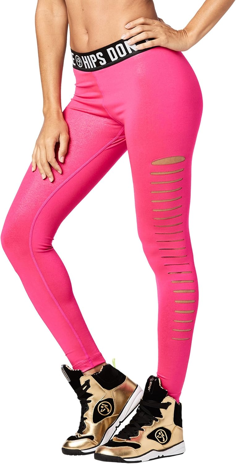 Zumba Fitness Women's Party Slashed Ankle Leggings Women's Pants