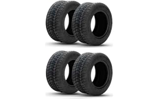 Motorhot Set of 4 205/50-10 Golf Cart Tires Club Car Tires 4PR