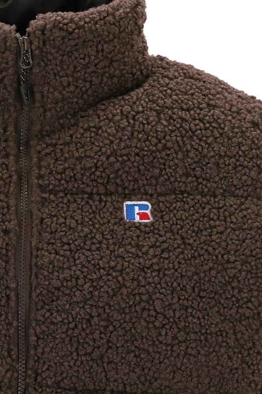 E36182-SN-562 WOODY-PADDED SHERPA JACKET Uomo Giacca SEAL BROWN Taglia M