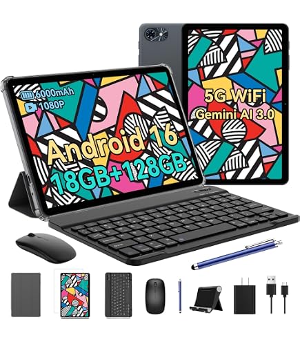 KINGRID T20 Tablet Latest Android Tablets with 10 Inch Incell