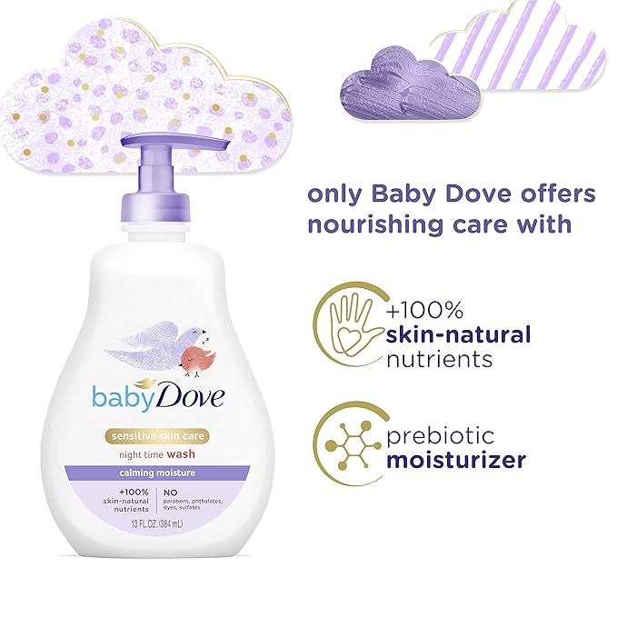 dove night time body wash