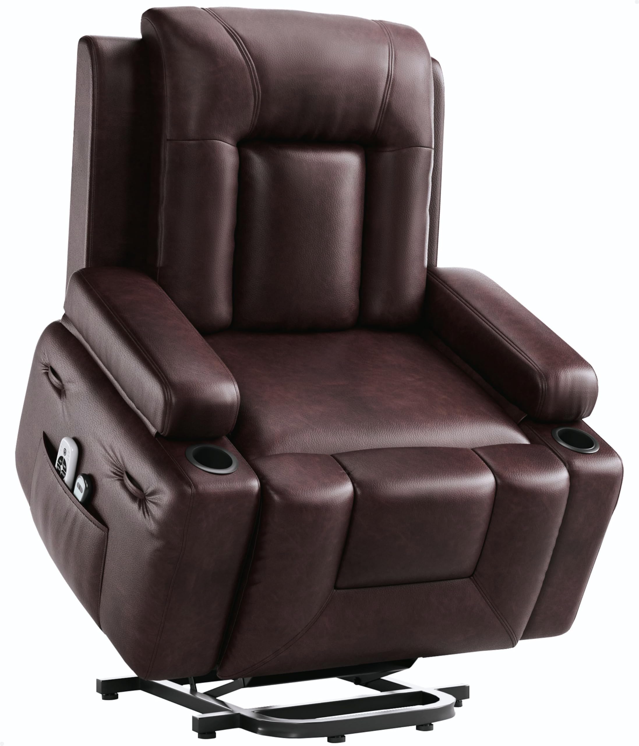 Photo 1 of *** Partial set arm damage***
GarveeHome Power Lift Recliner Chair - Heat and Massage, Adjustable Back and Legs, PU Leather Electric Lift Chair Designed for The Elderly and People with Mobility impaired