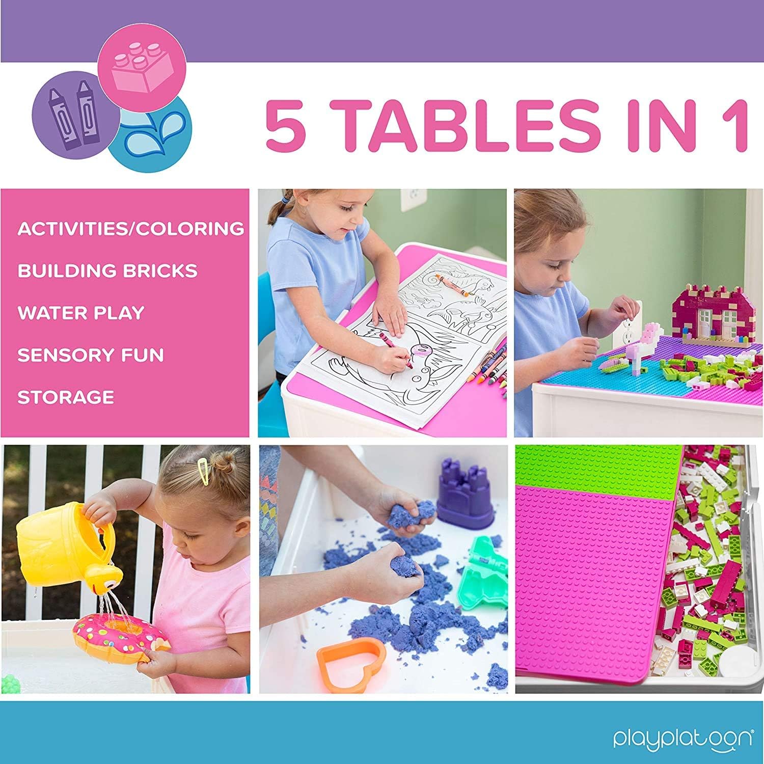 5 in 1 activity table