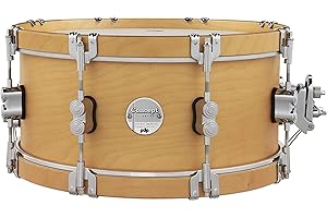 Pacific Drums & Percussion Add-Ons PDP Concept Classic, 6.5x14, Natural Hoops Snare Drum (PDCC6514SSNN)