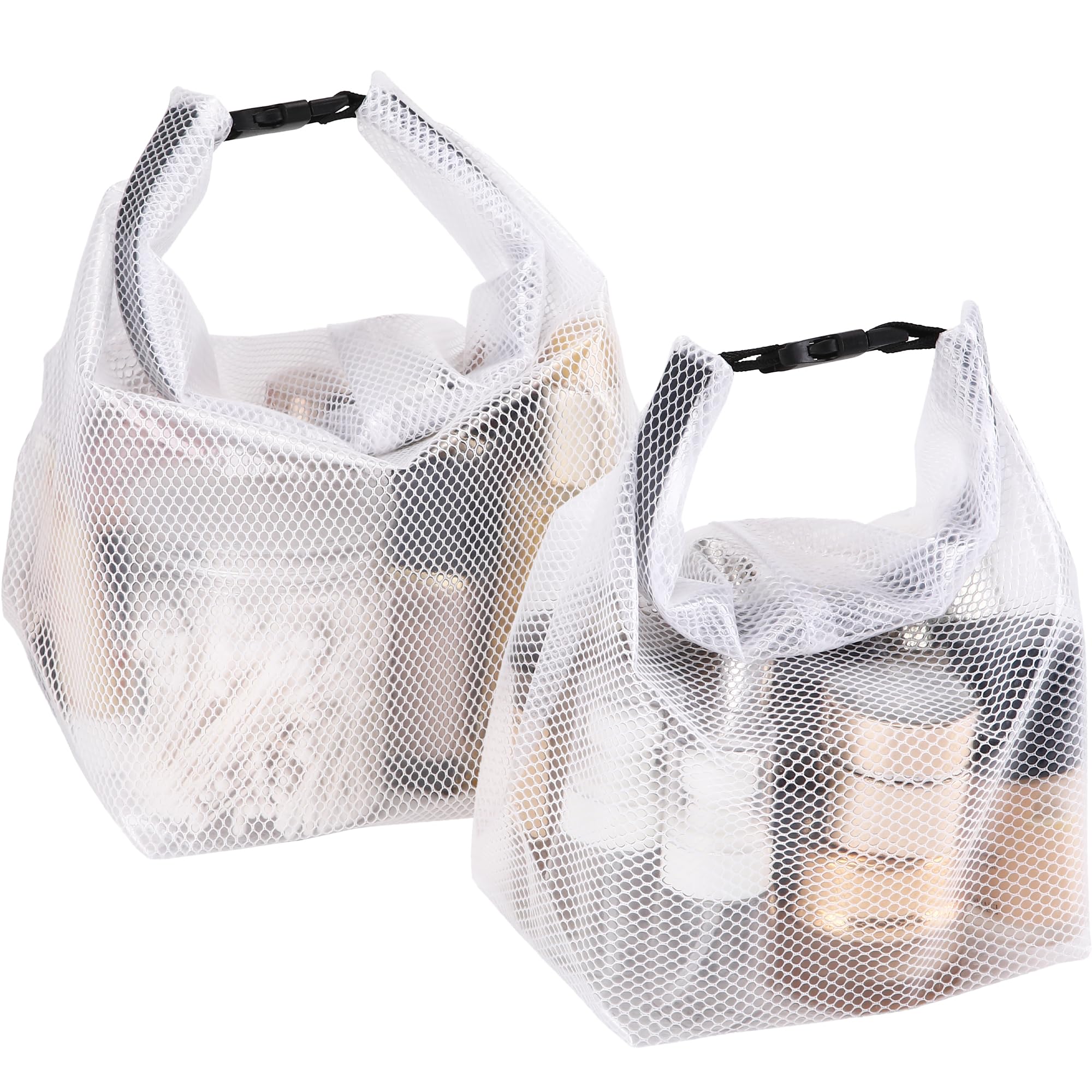 Photo 1 of Sea Team 2-Pack Waterproof Travel Toiletry Bag, Makeup Organizer & Storage Pouch - Clear EVA Material, Large Opening, Portable Handle for Travel, Gym, Swimming, Daily Use
