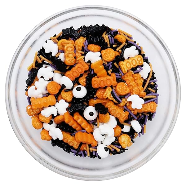 PME HALLOWEEN SPRINKLES – PUMPKIN PANIC (4.8OZ)