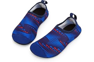 CROVA Kids Water Shoes Quick Dry Aqua Socks Non-Slip Barefoot Sports Shoes for Boys Girls Toddler