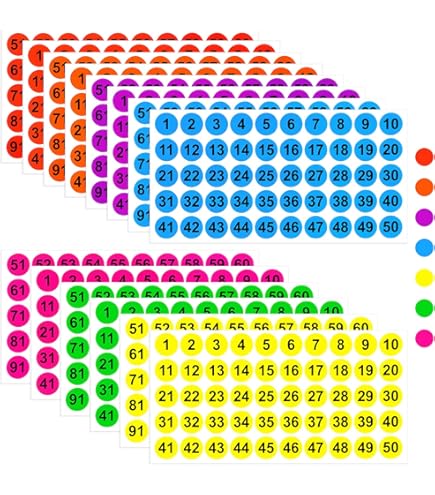 Adesivi Numeri 5 Mm Neri HERMA - 250 Etichette Numerate Per Postazione, Scatole, Interni Ed Esterni - Foto 4