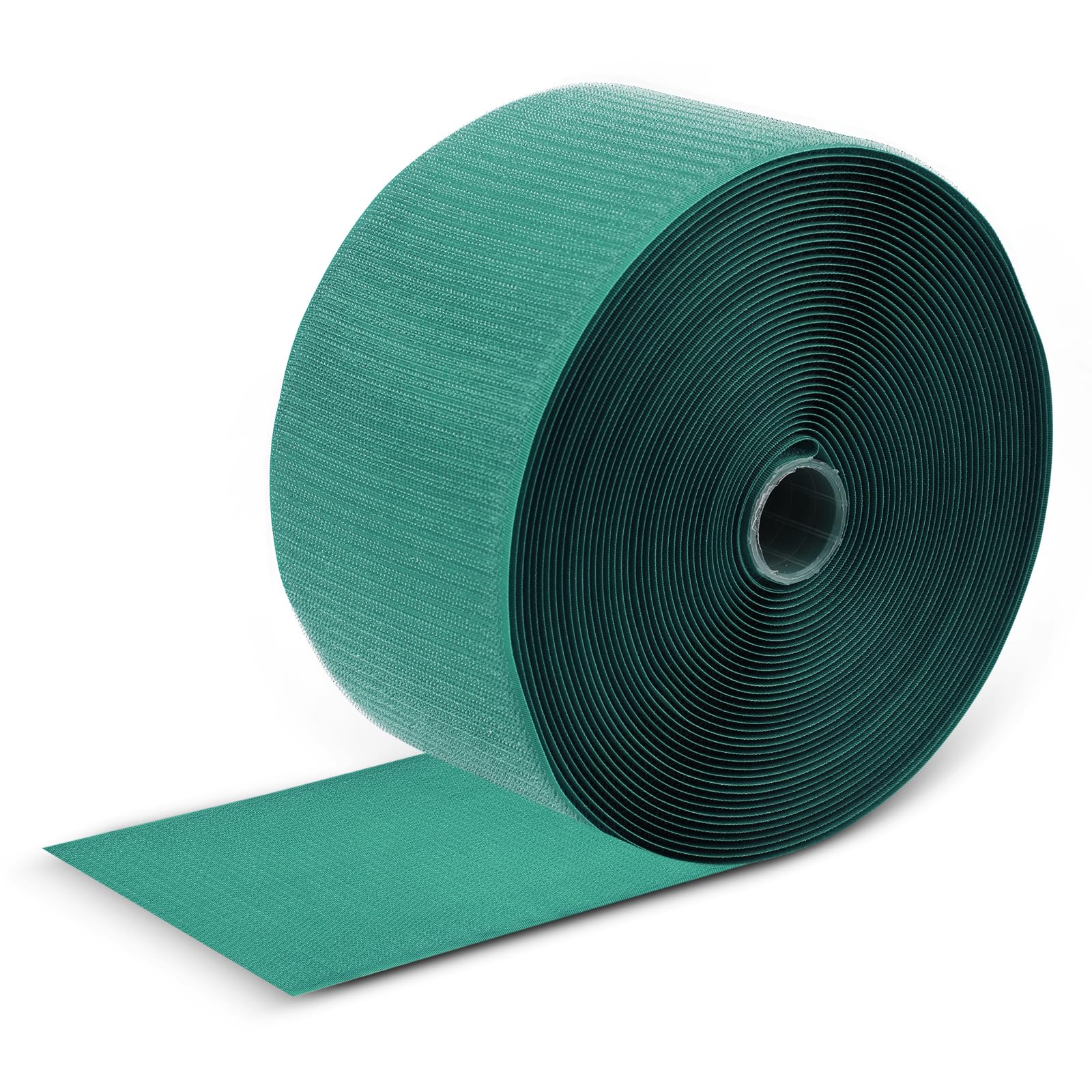 Hook Mat Fastener, 42" Long & 4" Wide Hook and Loop Tape Hook Mat Fastener for Carpet Bonded Foam Seams, Keeping Stability Cheer Mats for Gymnastics Gym Floors (Green)