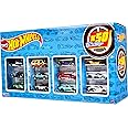 Hot Wheels Set of 50 Toy Trucks & Cars in 1:64 Scale, Individually Packaged Vehicles (Styles May Vary)
