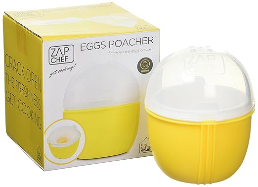 JWP PTC - Escalfador de Huevos para microondas, Color Amarillo ...