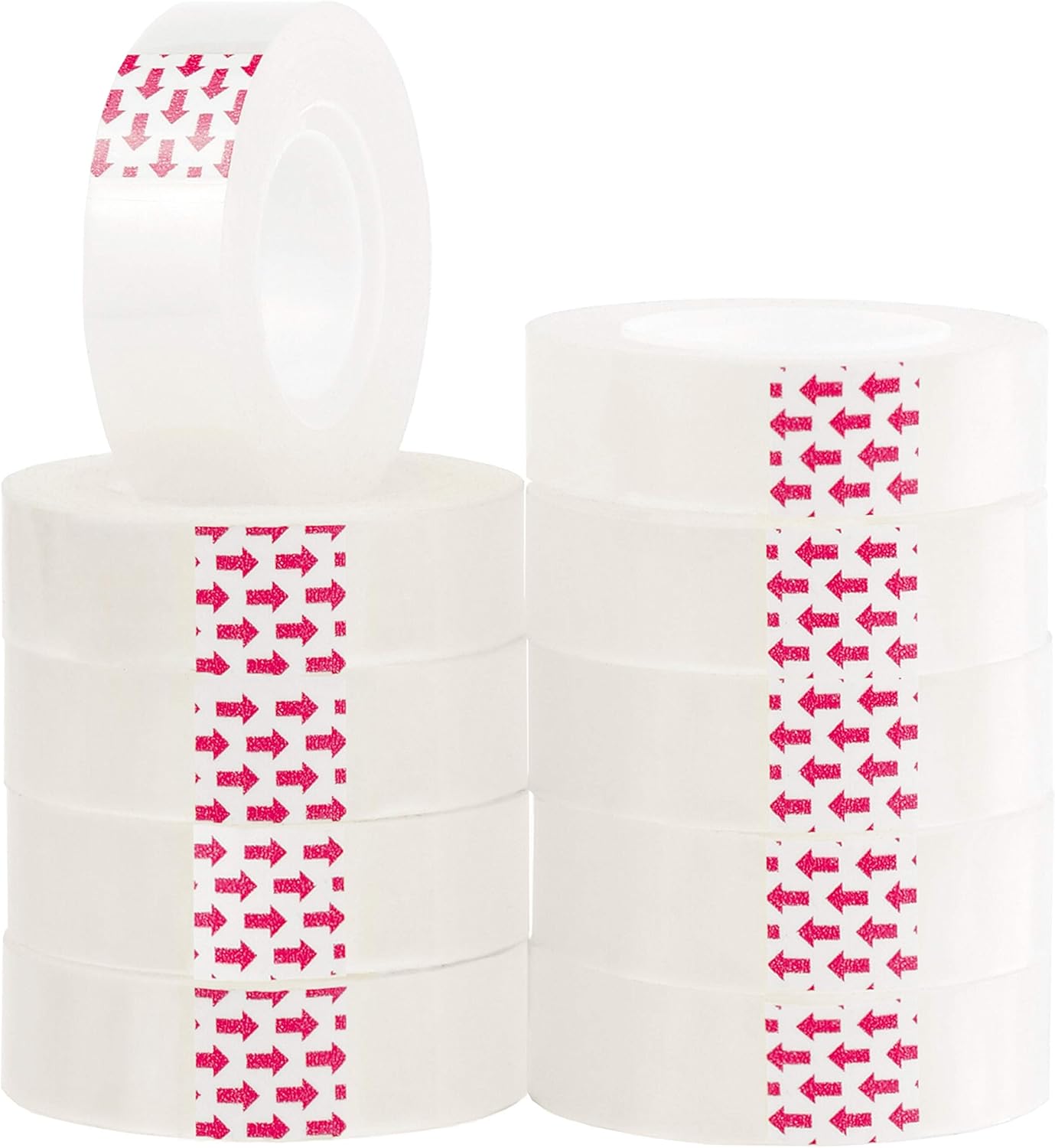 Packatape Cellotape 10 Clear Transparent Tape Rolls, 10pk