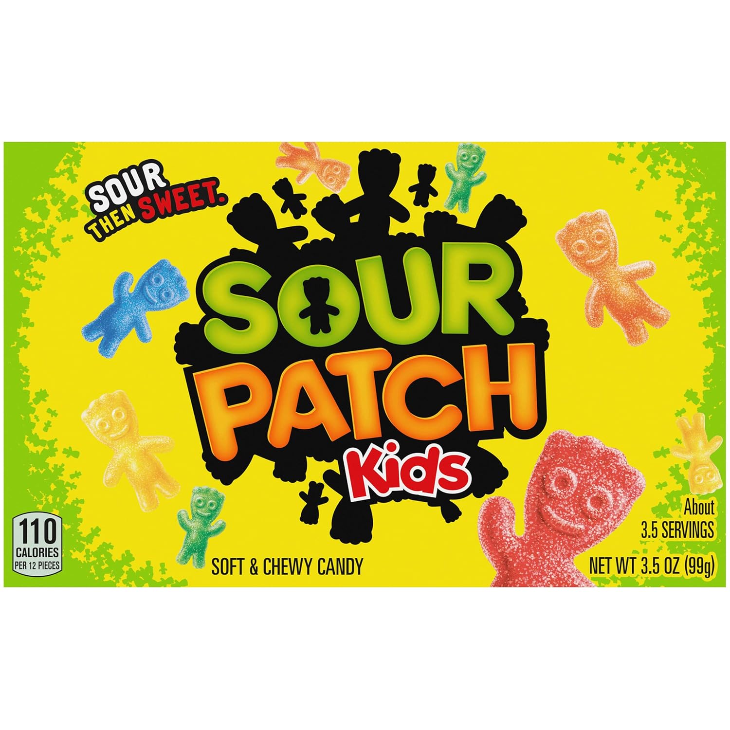 SOUR PATCH KIDS Original Soft & Chewy Candy, 12 - 3.5 oz Boxes : Gummy Candy : Grocery & Gourmet Food