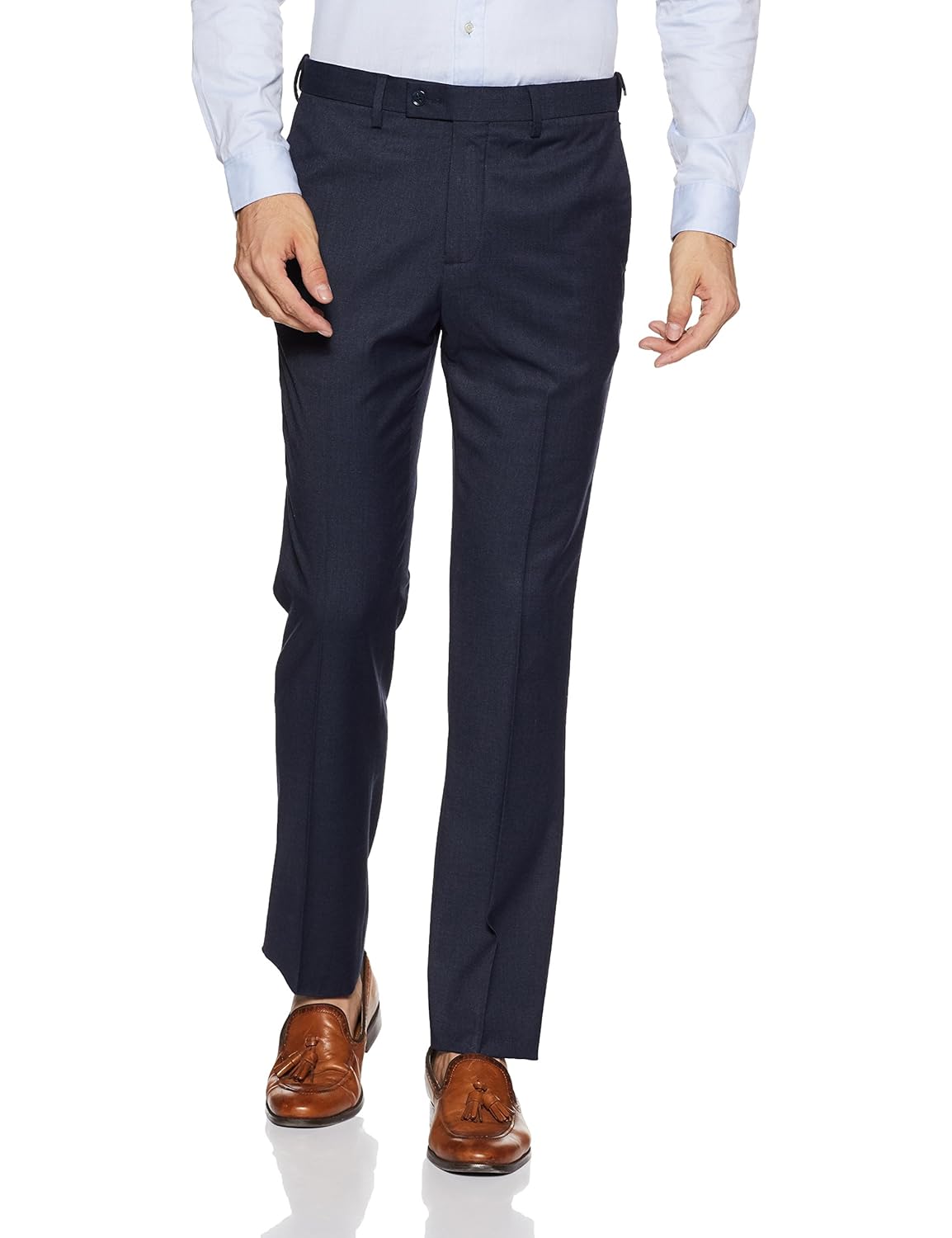 arrow men's pleat-front formal trousers