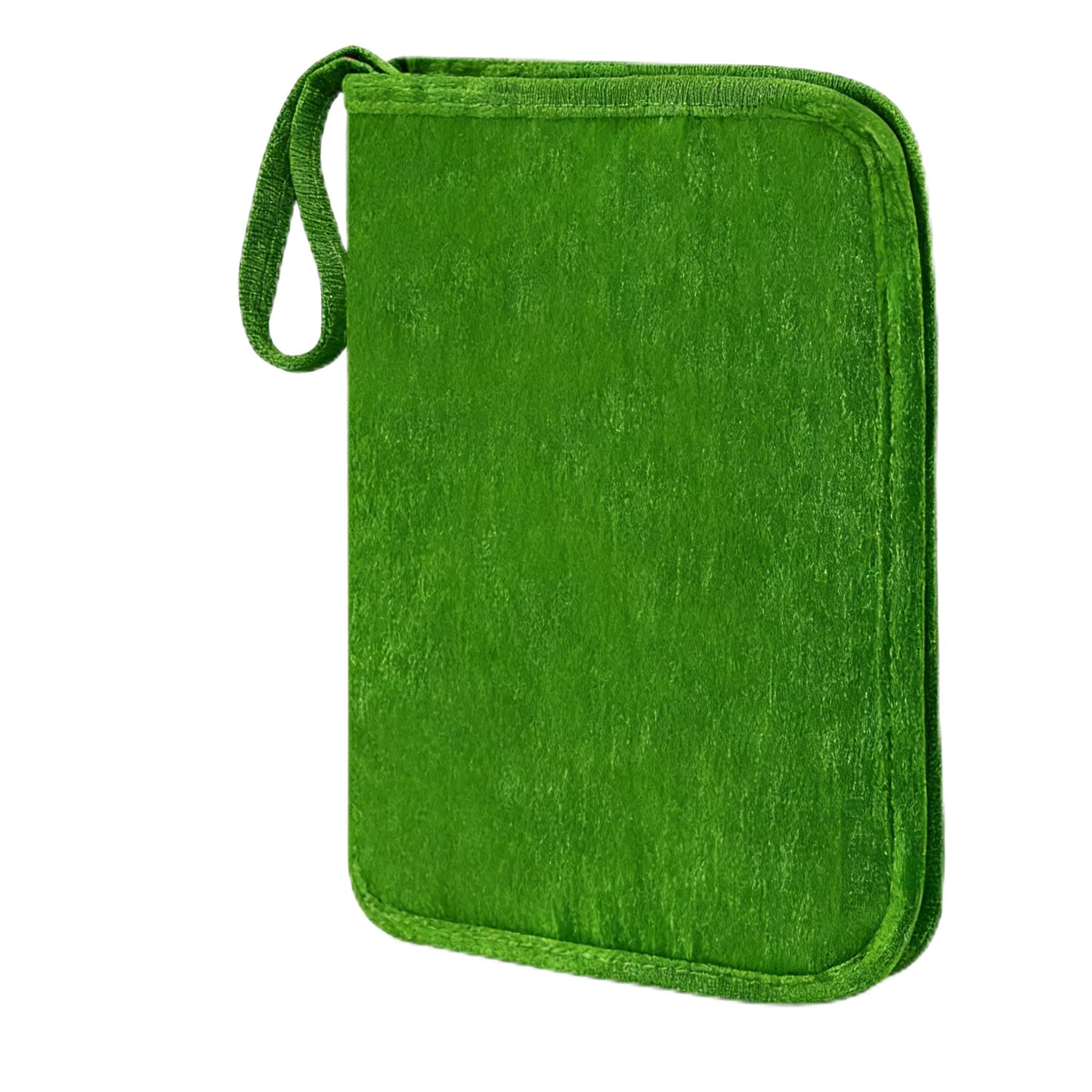 Annmore Trading Card Binder Compatible with Yoto Player Cards, 20 Pockets Carrying Cards Album, Storage Organizer Holder for Kids Game Cards, Green