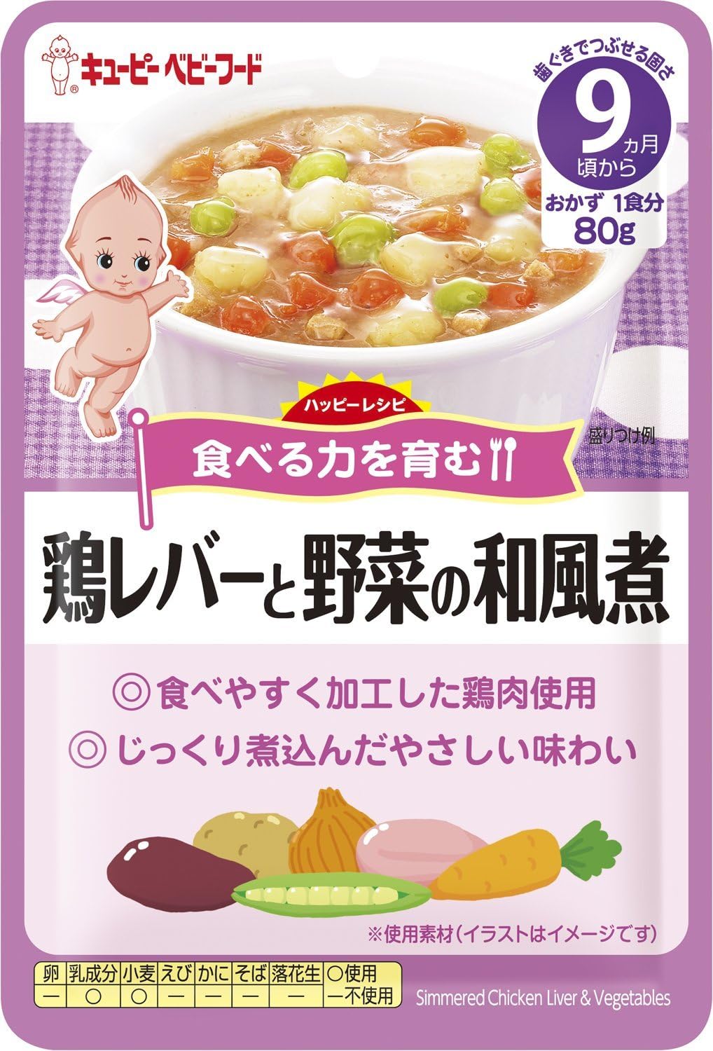 Amazon キユーピー ハッピーレシピ 鶏レバーと野菜の和風煮 9ヶ月頃から 12個 キユーピー 野菜のベビーフード 通販 Amazon キユーピー ハッピーレシピ 鶏レバーと野菜の和風煮 9ヶ月頃から 12個 キユーピー 野菜のベビーフード 通販