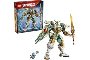 LEGO NINJAGO Lloyd's Titan Mech 15th Anniversary Building Toy - Collectible Mech Set for Boys & Girls, Ages 14+ - Display as 