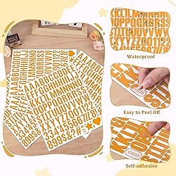 1470 Letter Stickers 15 Sheets Alphabet Stickers
