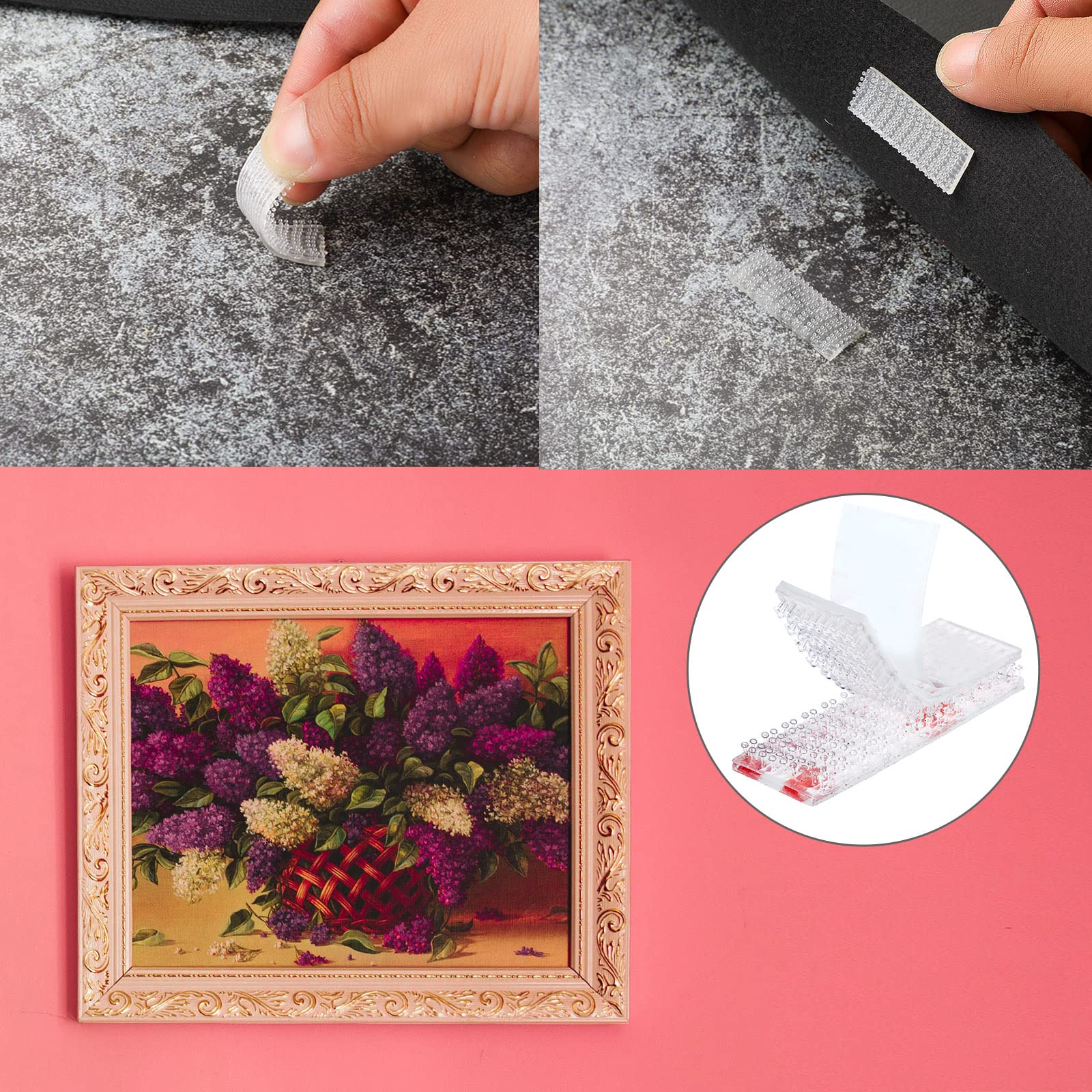 Adhesive Strips Tag Tape Mounting Kit for EZ Pass, IPass, Office, Home