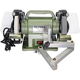 Ultima Scissor Sharpener - Benchtop Grinder &amp; Polisher with Convexing Clamp for Prossional Quality Scissor &amp; Shear Sharpening