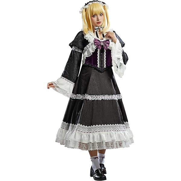 Amazon.com: C-ZOFEK Women's Dress Cosplay Costume Suit with White