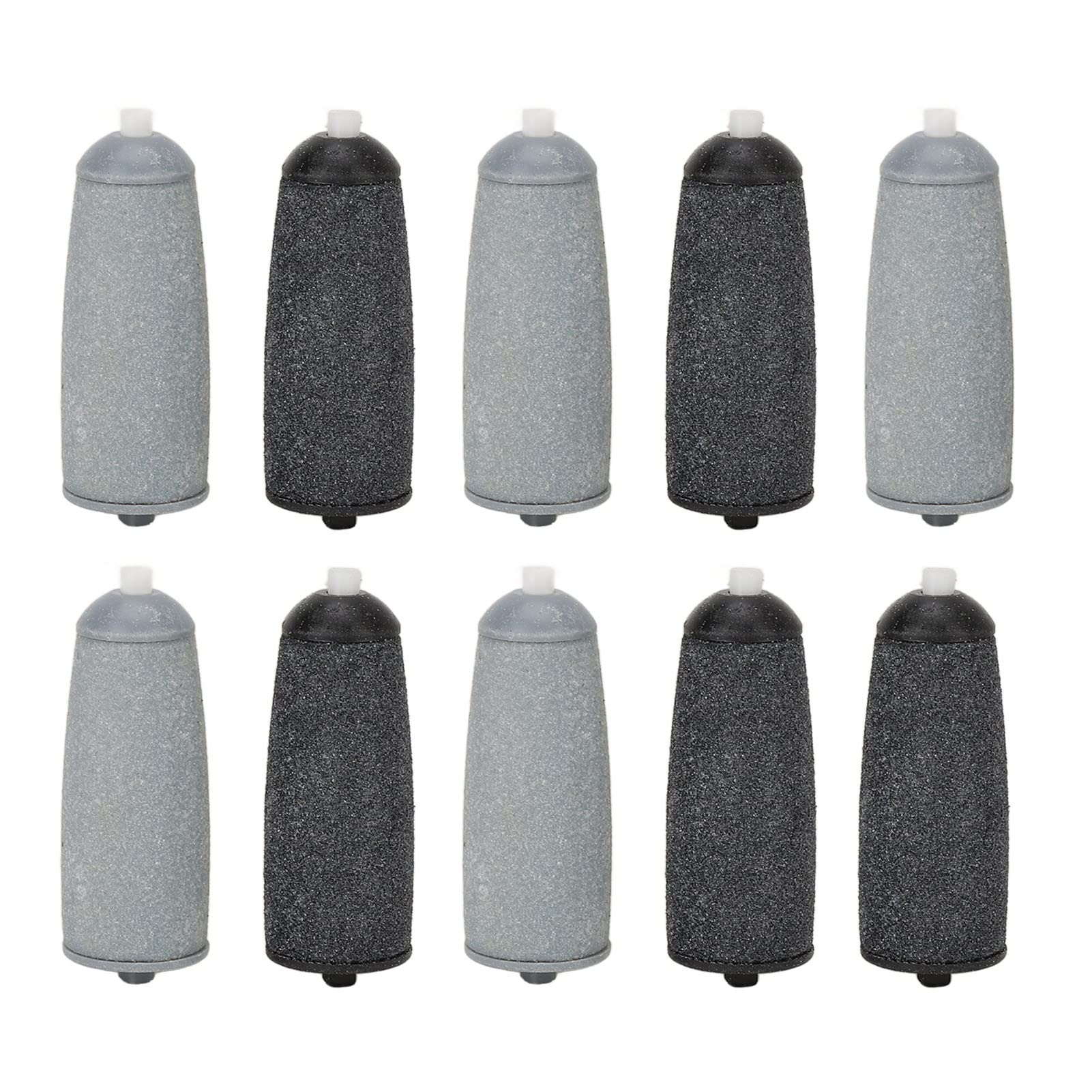 10Pcs Electric Foot Grinder Replacement Roller, Foot Callus Remover Replacement Roller, Head Coarse Fine Refill Heads Accessory for Electric Foot Callus Remover for Electric Callus Remover