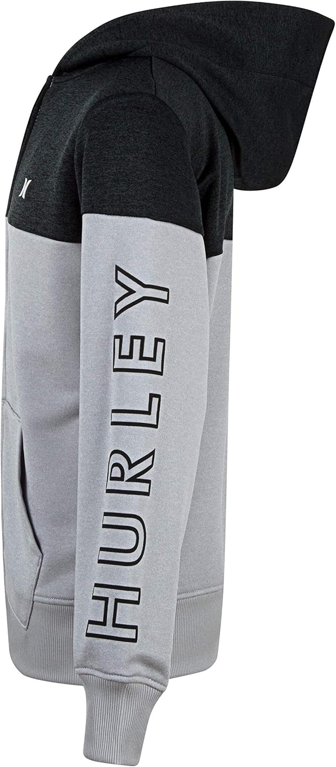 Hurley Boys' Solar Zip Up Hoodie: Clothing