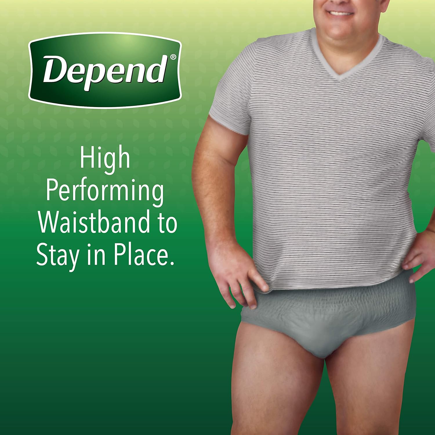 Depend FIT-FLEX Incontinence Underwear for Men, Maximum Absorbency, Disposable, S/M, Grey, 32 Count (Packaging May Vary): Grocery & Gourmet Food