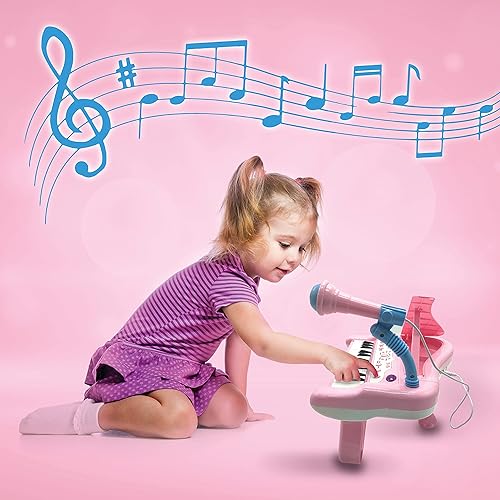 ToyVelt Toy Piano for Toddler Girls – Cute Piano for Kids with
