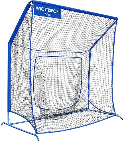 Baseball Softball Practice Net 7x7ft - Portable Batting Cage For Hitting, Pitching & Catching - Training Equipment With Carry Bag & Strike Zone - View #9