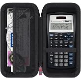 khanka Carrying Case for Texas Instruments TI-30Xa / TI BA II Plus/TI-30XIIS /TI-30XS MultiView/TI-36X Pro Engineering Scientific Calculator, Case Only (Black)