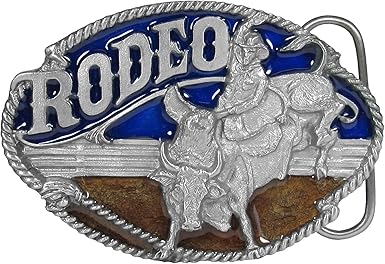 rodeo belt buckles amazon