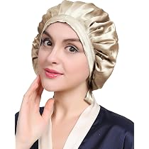 LILYSILK 100% Mulberry Silk Bonnet 
