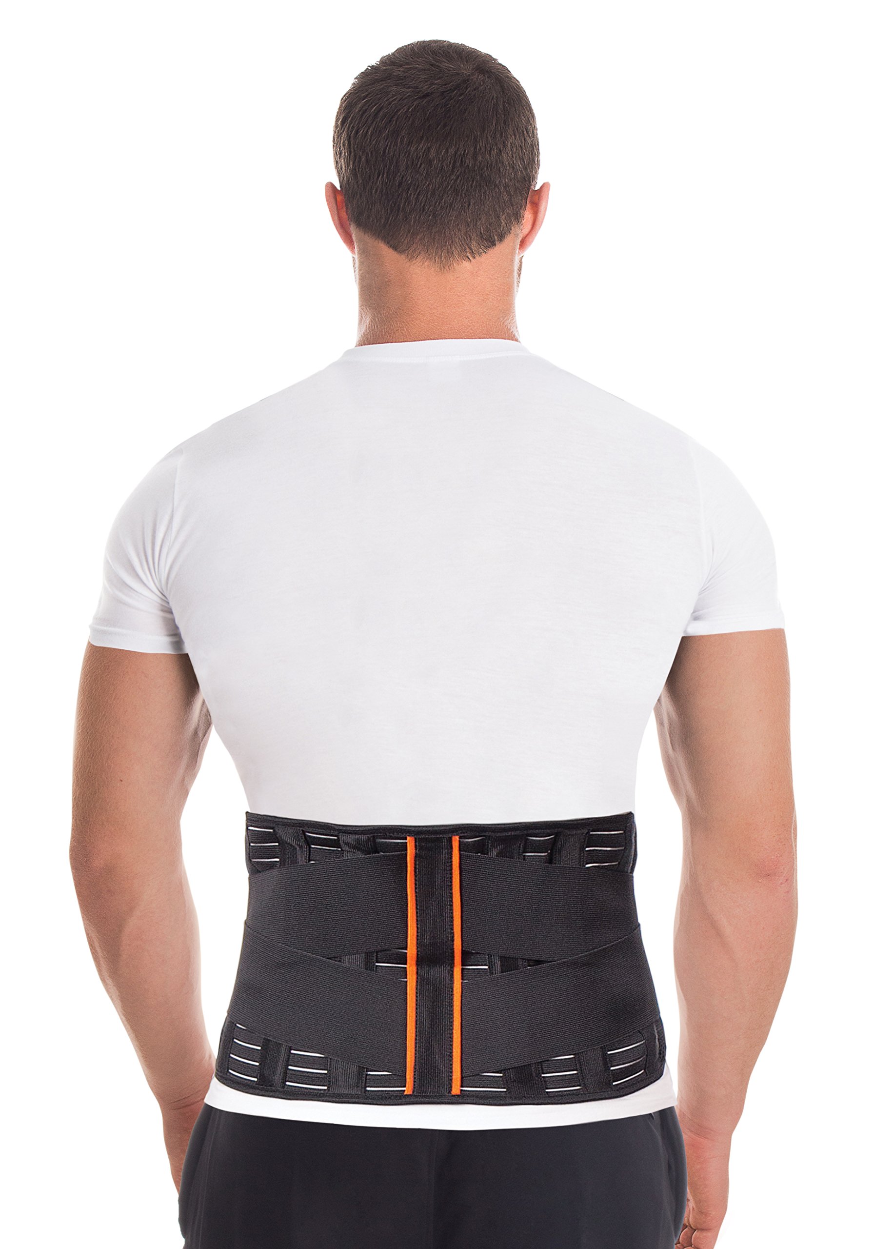 TOROS GROUP MANUFACTURE Lumbar Support Brace 4 rib stiffeners height 24 cm Small