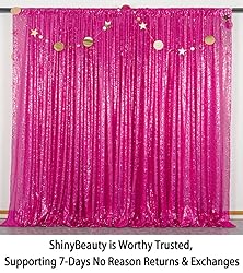 ShinyBeauty Sequin Backdrop Curtain 8FTx8FT Hot