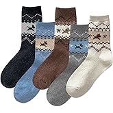 IIG Winter Warm Wool Socks for Women Original Design Trendy Boot Socks Ideal Gift