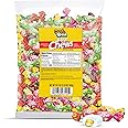 Candy Break Toffix Fruit Chews - Variety Pack of Fruit Candy with Flavored Filling, Strawberry, Apple, Watermelon, Cherry, Pineapple, Orange Flavors, Individually Wrapped Snacks, 2.2 lbs