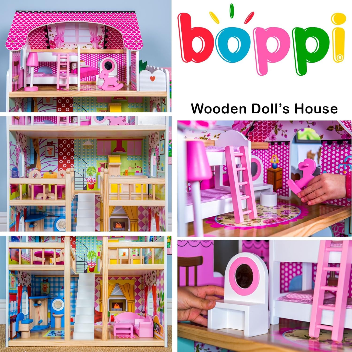 boppi wooden dolls house