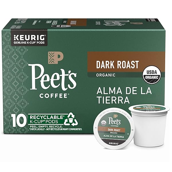 PEET’S COFFEE, USDA ORGANIC DARK ROAST KEURIG K-CUP...