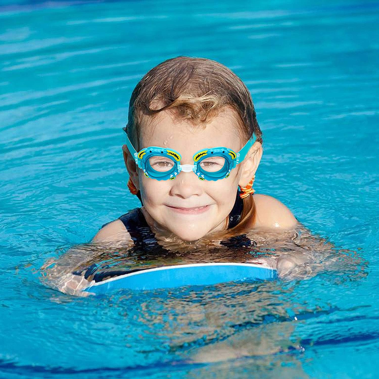Lunettes De Natation Enfants ZABERT K1 - Anti-buée, Protection UV - 3 à 14 Ans