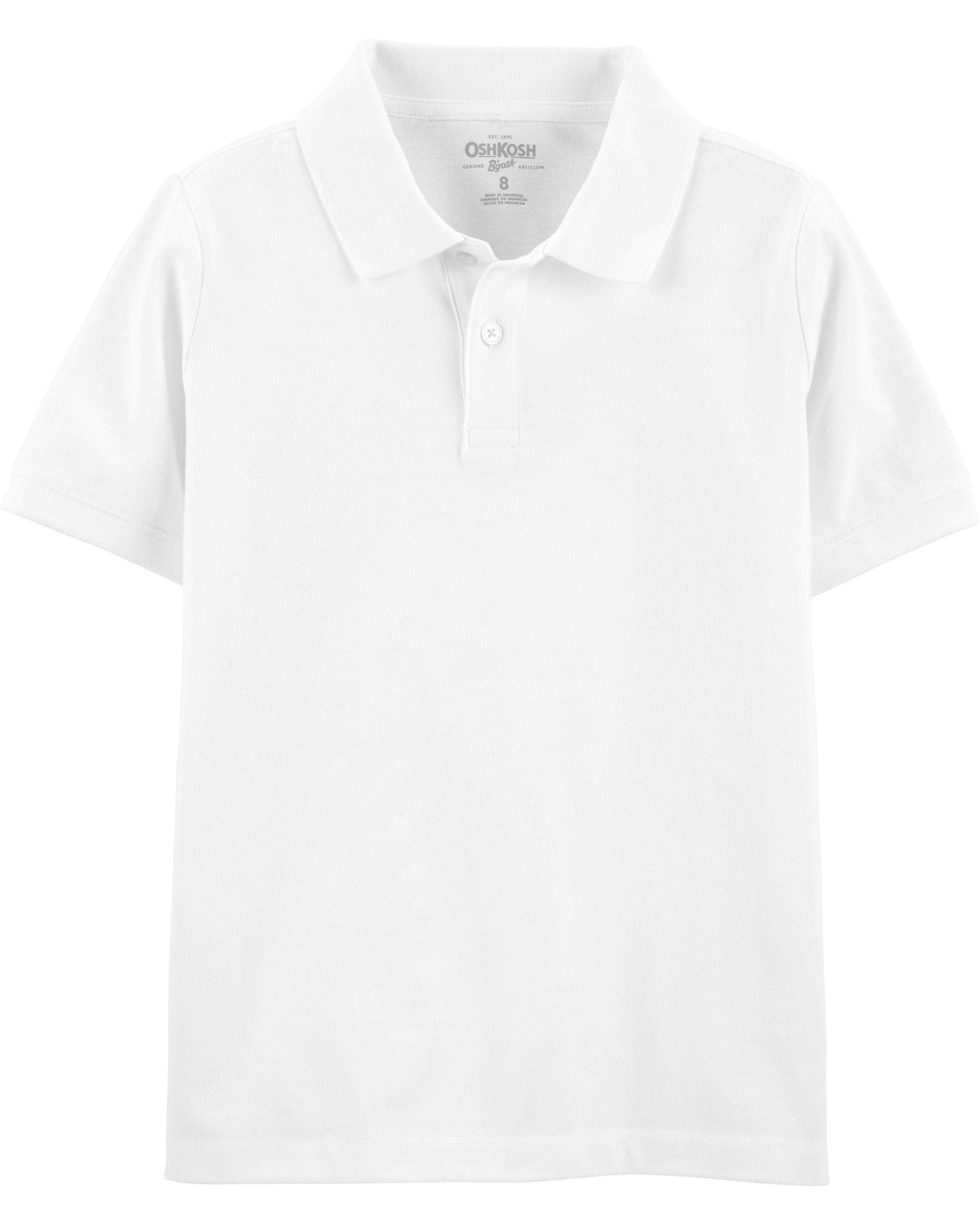 Osh Kosh Little Boy's Short Sleeve Uniform Polo
