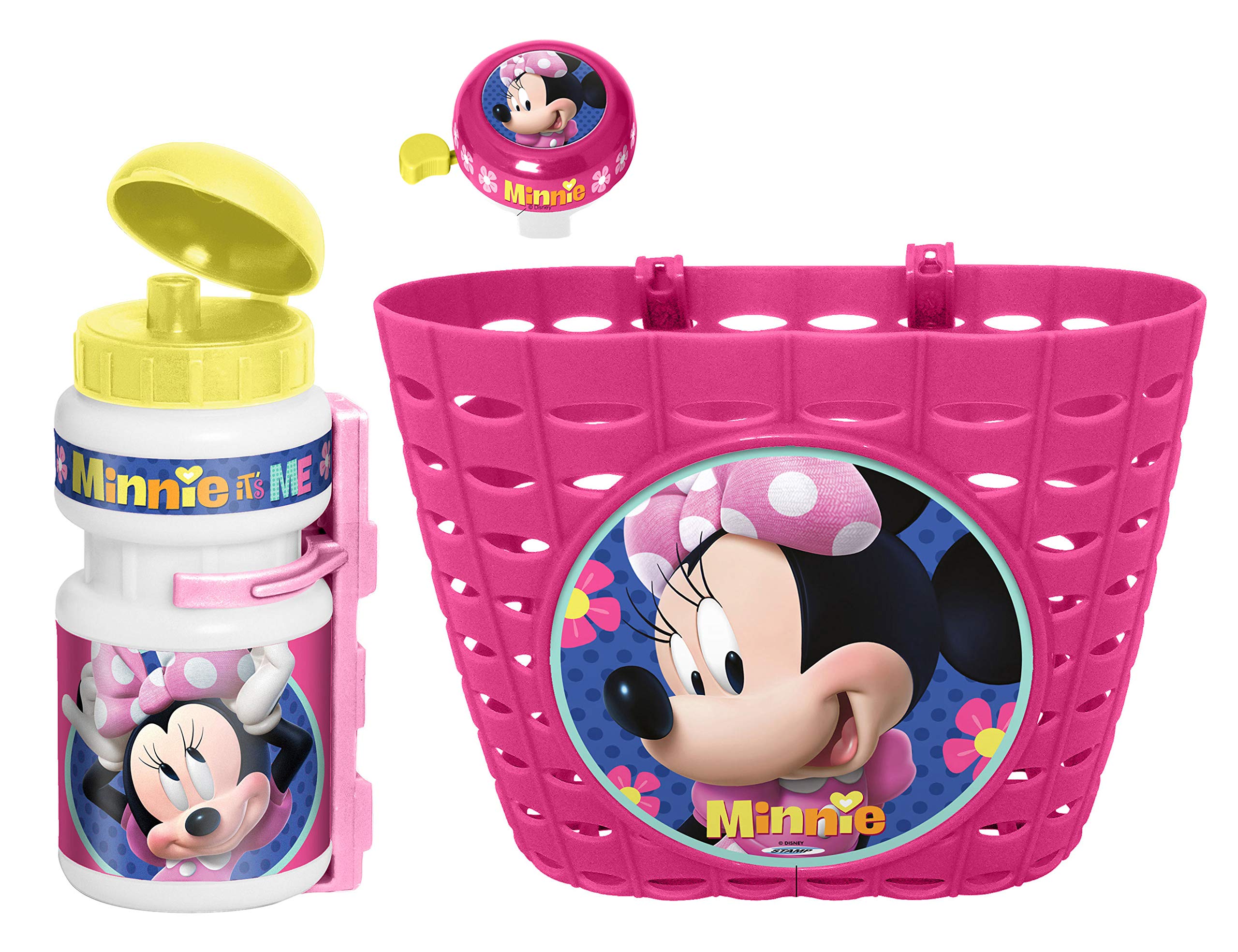 Stamp Minnie K862508 Basket + Bottle + Bell Pink