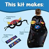 jackinthebox Superhero DIY Dress Up Kit 3 in 1 Craft Projects for Kids view 2