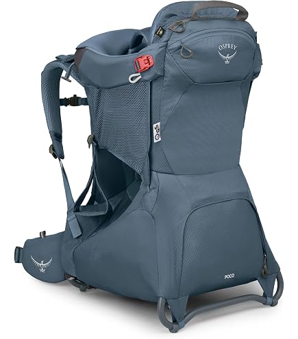 Osprey Poco Premium Child Carrier Backpack - Adjustable Travel Baby Seat with Sunshade