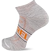 Merrell womens 1 Pack Zoned Low Cut Light Hiker Hiking Socks, Onyx